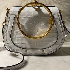 CHLOÉ NILE CROCO WHITE BAG BRAND NEW!!!